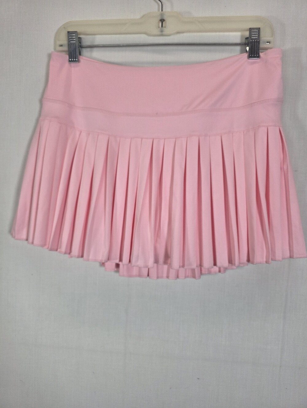 Goldhinge Light Pink Pleated Tennis Skort with Built-In Shorts - Size XL